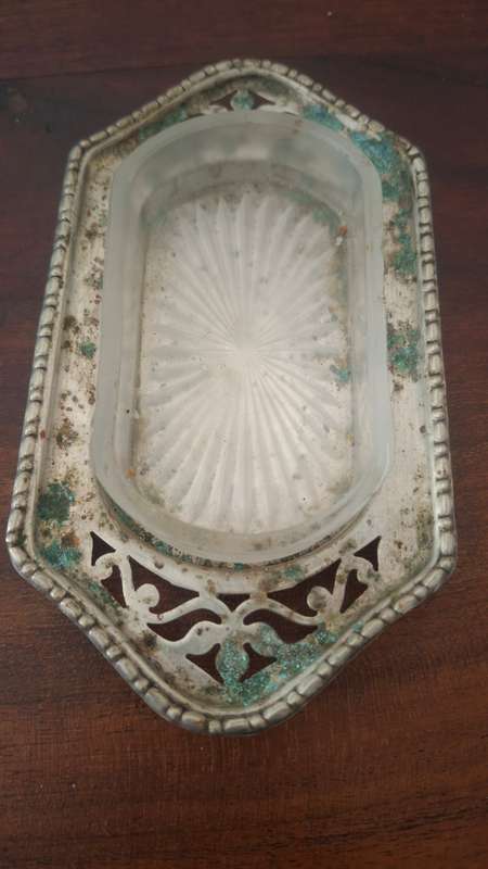 Epns vintage small butter dish