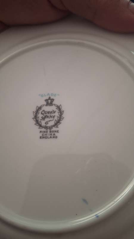 Vintage queen ann side plates x 3