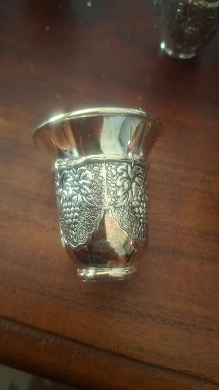 Vintage Kiddush judaica server