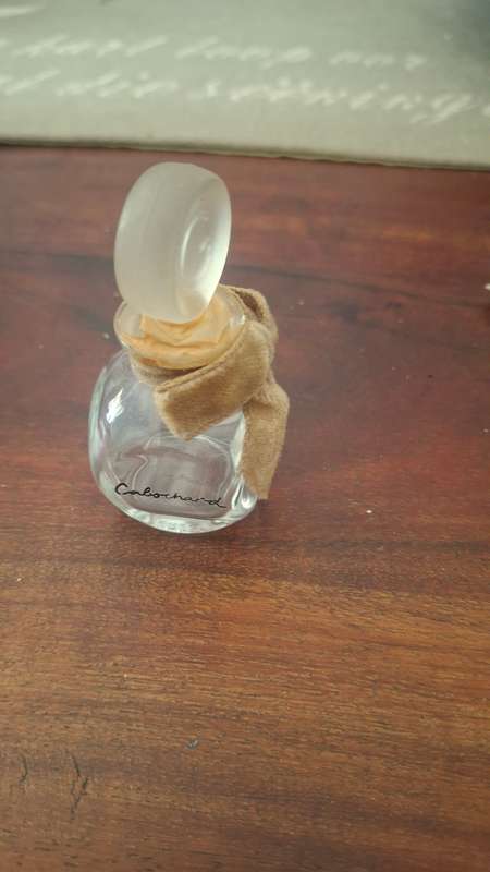 Vintage Cabochon perfume bottle small