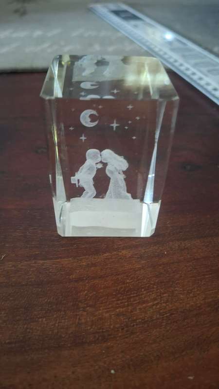 Glass paper weight