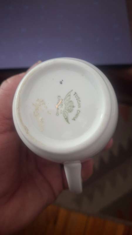Vintage milk cup