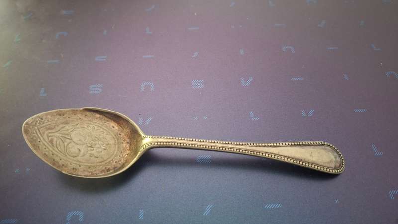 Vintage fruit spoon