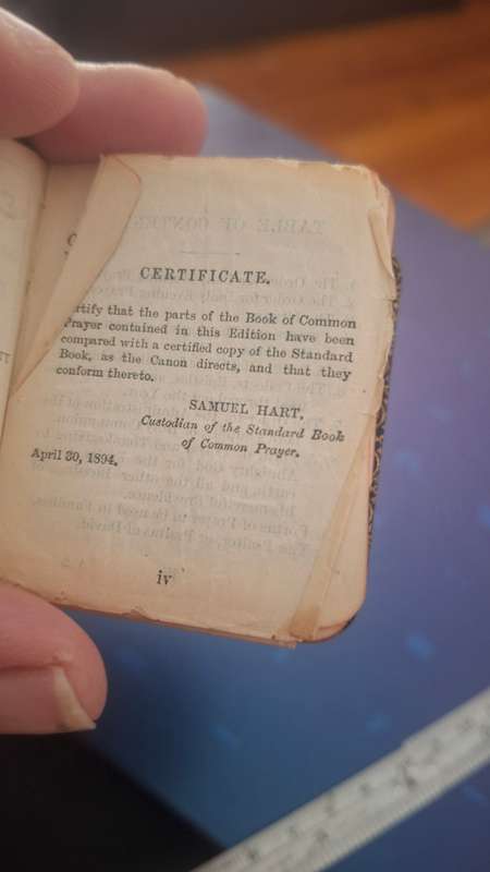 Mini common pryer book