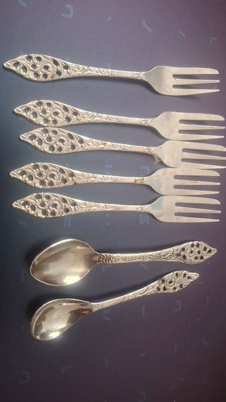 Elwezetta spoon and forks vintage