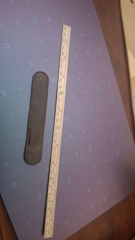 Vintage folding ruler