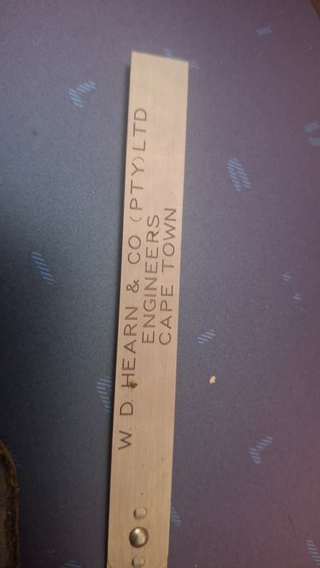 Vintage folding ruler