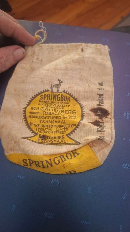 Springbok tobacco bag