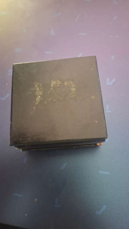 Palekh Vintage Soviet Small Wooden Lacquered Jewelry Box