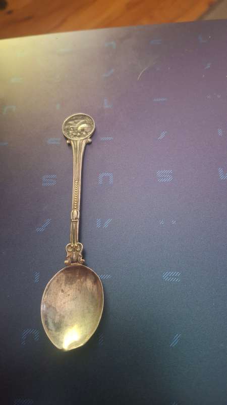 Vintage Sterling sliver spoon made in south africa