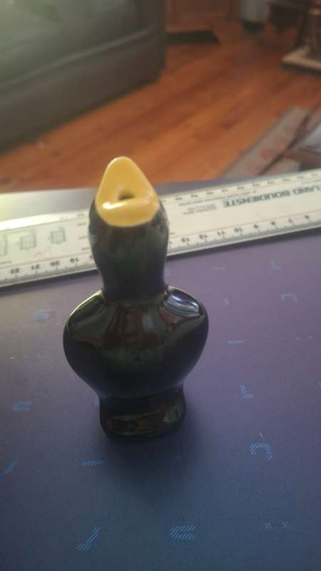 VINTAGE NORPRO PIE BIRD BLACK AND YELLOW