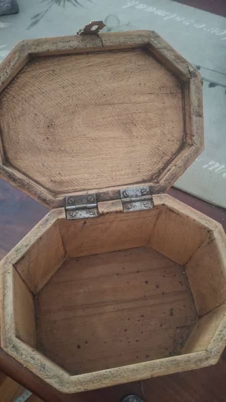 Vintage wooden handpainted box