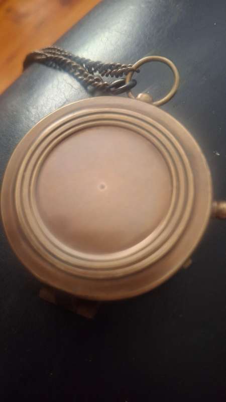 Vintage solid brass compass dollard london