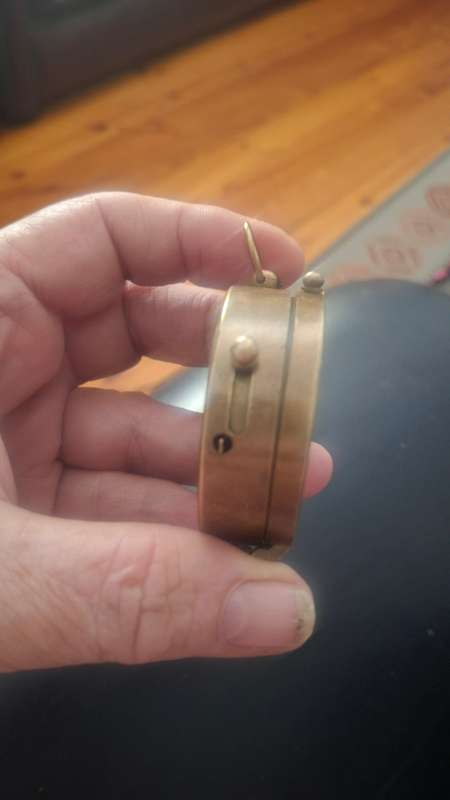 Vintage solid brass compass dollard london