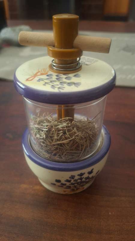 Vintage herb mill French