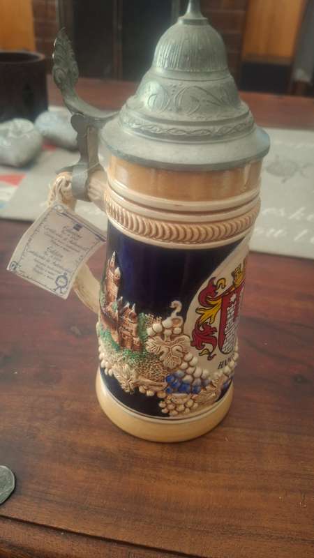 King limited edition beer stein