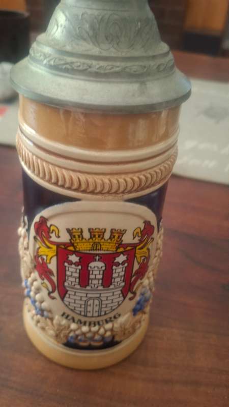King limited edition beer stein