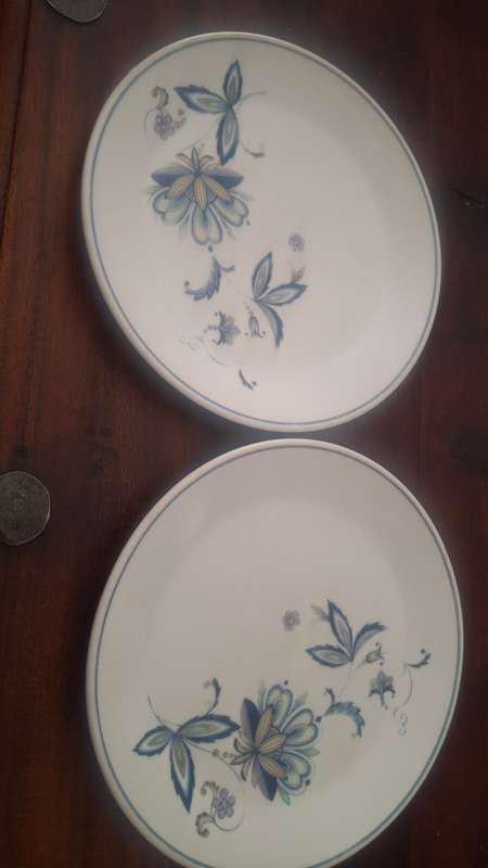noritake plates x2 lima japan vintage
