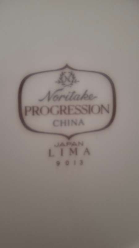 noritake plates x2 lima japan vintage