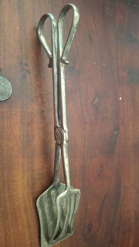 Vintage salad tongs
