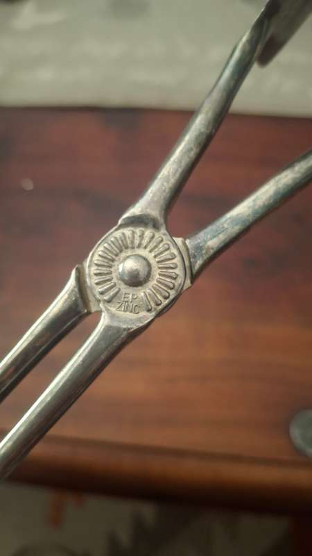 Vintage salad tongs