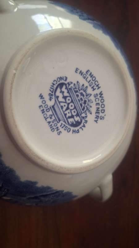 Woods ware sugar bowl