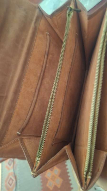 Vintage suede handbag
