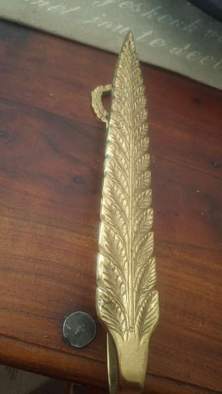 Vintage brass  hook