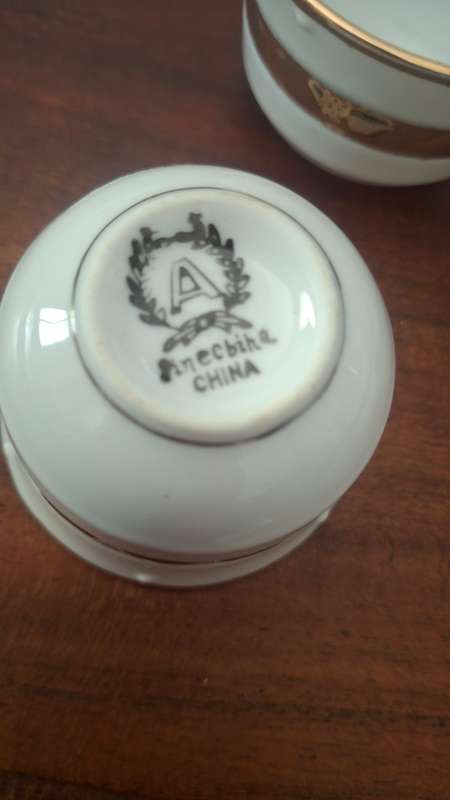Vintage porcelain saki cups made in china