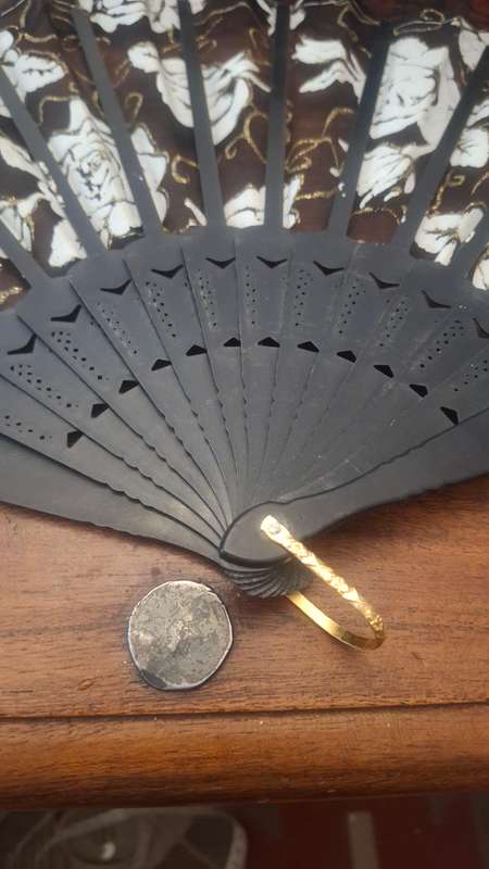 Vintage lace fan