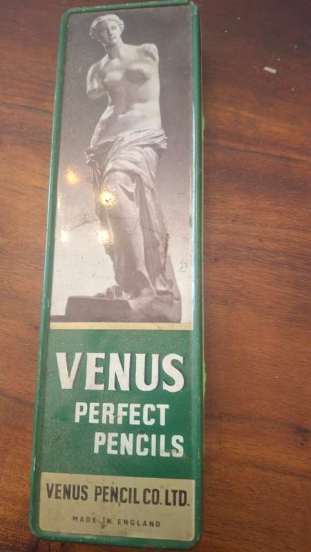 Vintage pencil tin