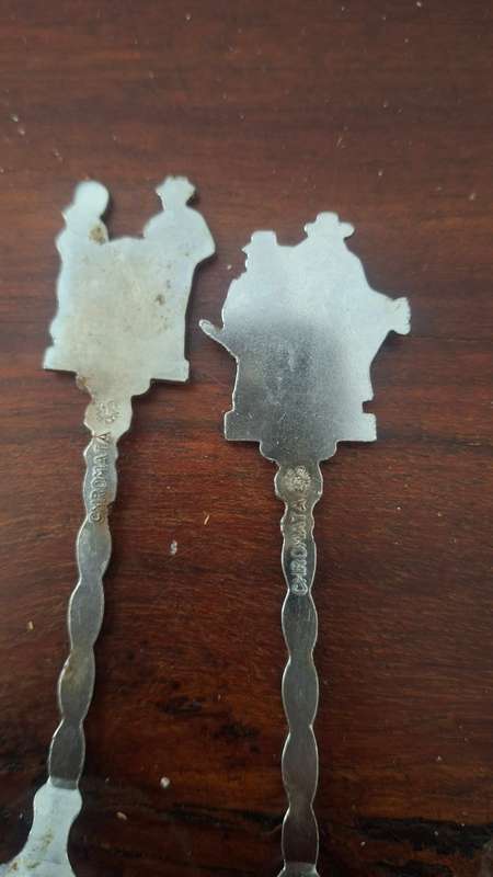 TEA SPOONS CHROMATA (HOLLAND) x2