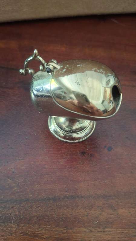 Vintage Sugar or salt Scuttle Silver Plated