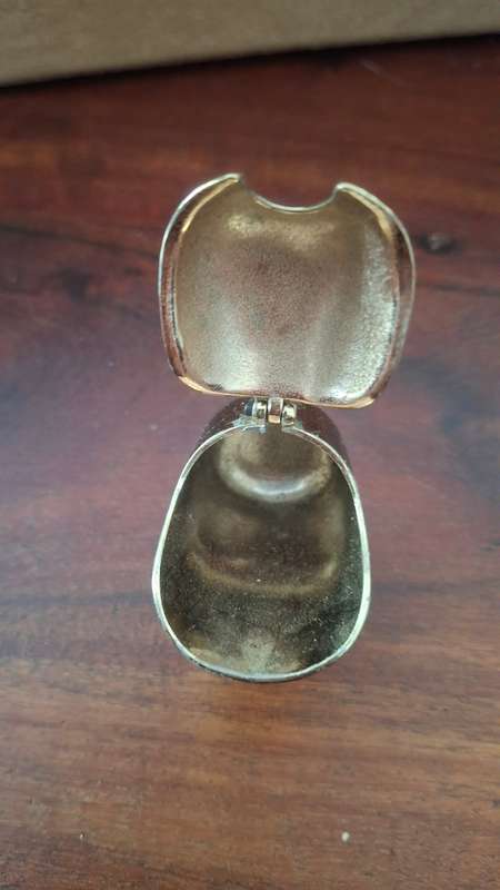 Vintage Sugar or salt Scuttle Silver Plated
