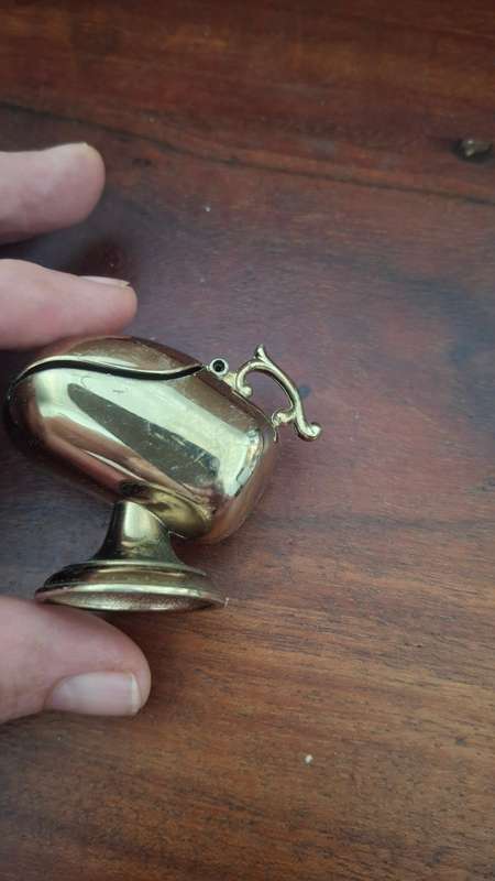 Vintage Sugar or salt Scuttle Silver Plated