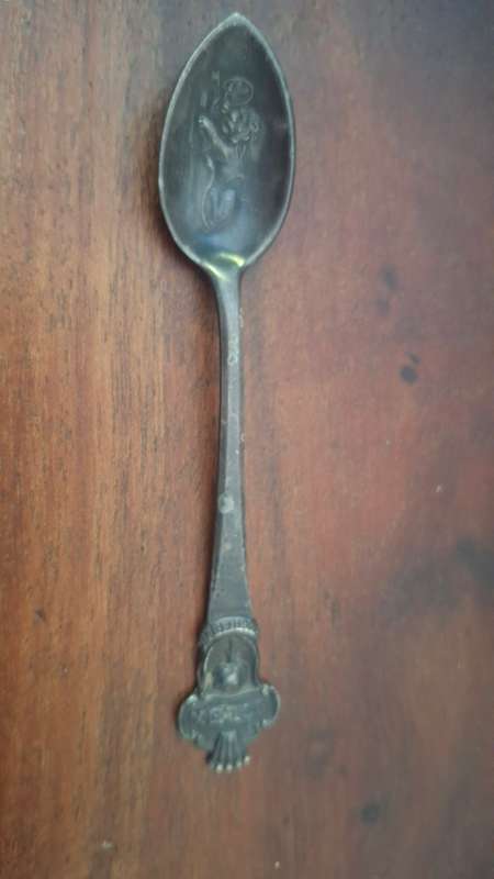 20th Century Rolex Bucherer Watches .800 Silver Souvenir Spoons