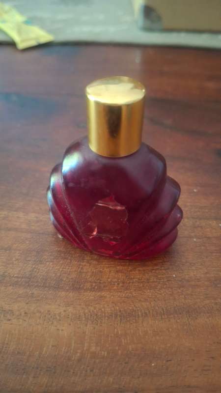 Red perfume bottle