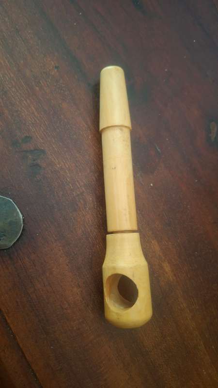 Cork screw wooden  vintage