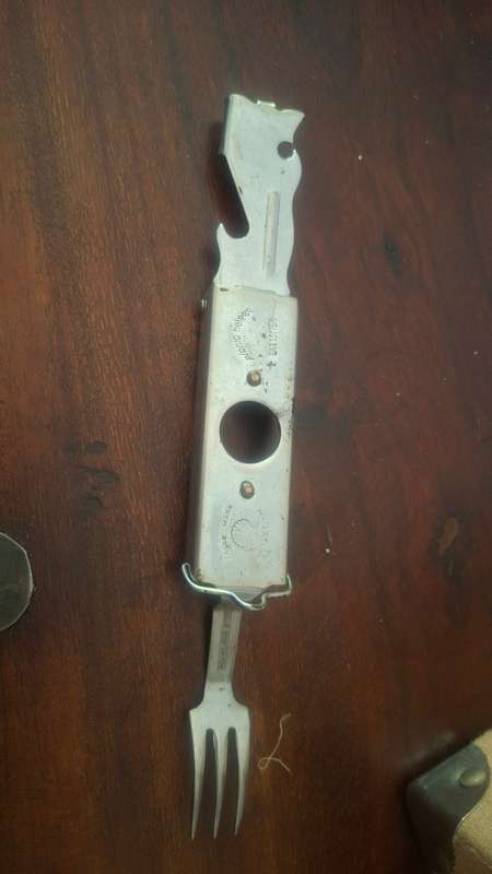 Fork, Knife, Can, Bottle Opener Camping Tool