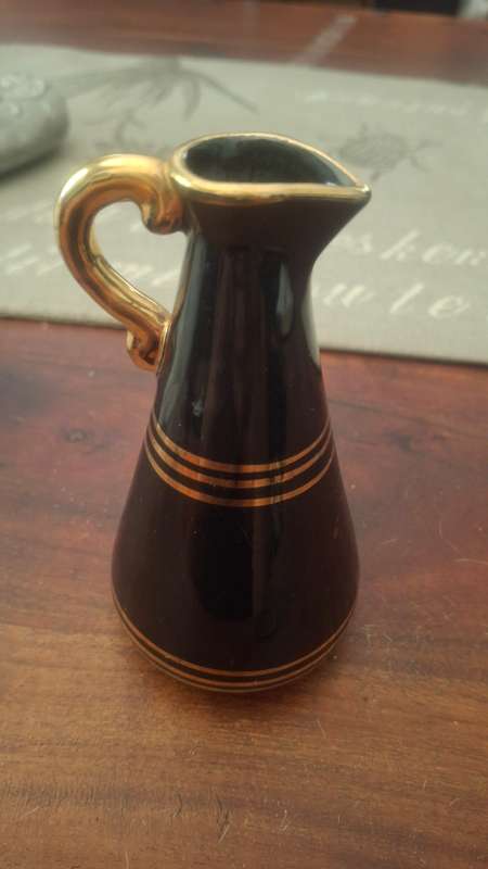 Small black  vase