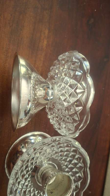 Vintage candle holder x2