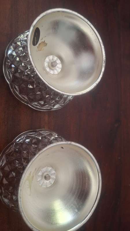 Vintage candle holder x2