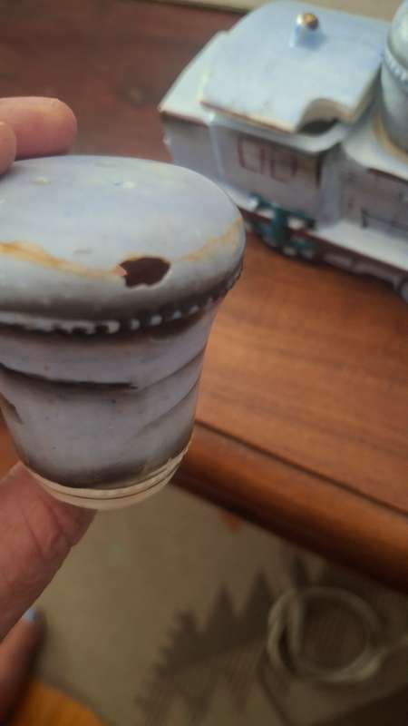 Vintage TRAIN, Locomotive Ceramic Condiment Server, Made in Japan