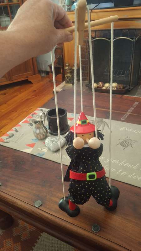 Wooden  string puppet vintage