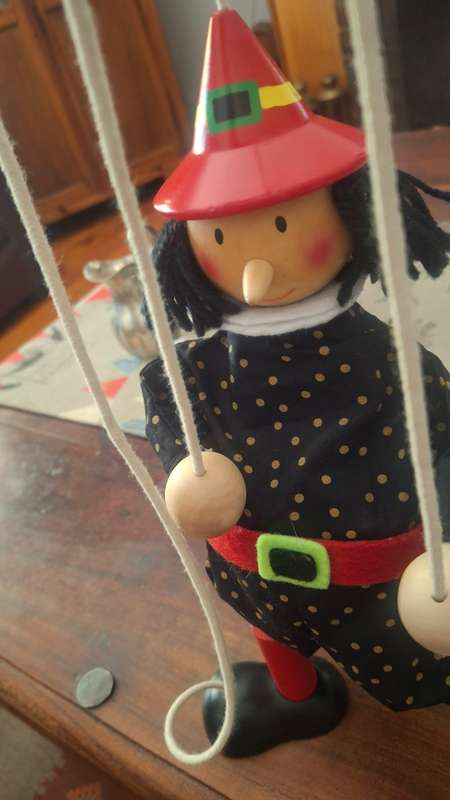 Wooden  string puppet vintage