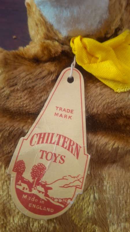 Chiltern ohair hand puppet vintage with original tag