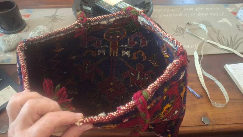 ANTIQUE PERSIAN SALT BAG RUG