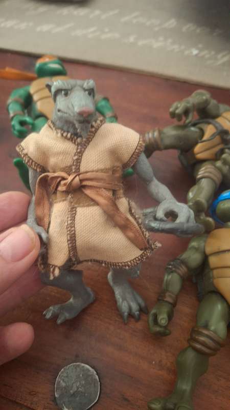 Teenage Mutant Ninja Turtles 2002 Action Figure x4