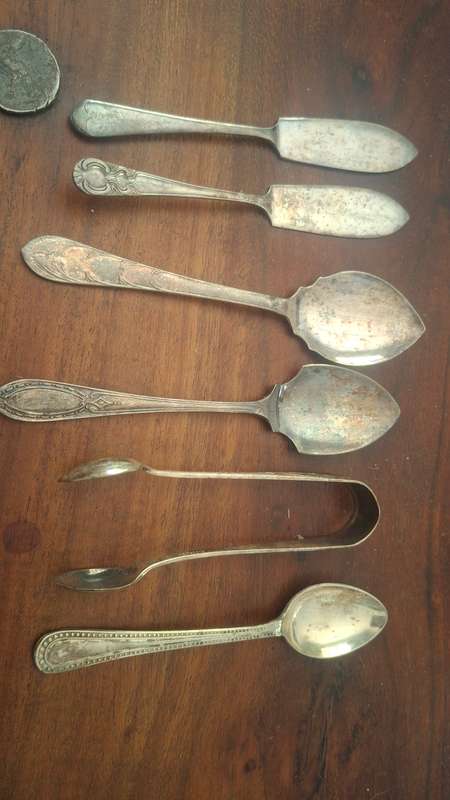 Vintage spoon and butter knife set x6