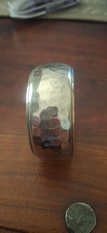 Silver plated bangle